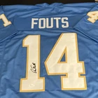 San Diego Chargers Dan Fouts #14 Autographed Football Jersey JSA Authenticated
