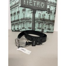 Coach CF276 Classic Buckle Cut To Size Reversible Belt 38Mm in Graphite