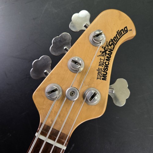 Music Man Sterling Bass Guitar USA Natural Velvet Used w/ Case & Warranty