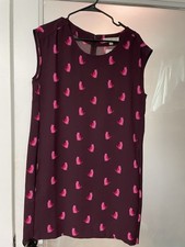 Loft cat Print Sheath Dress Size Medium
