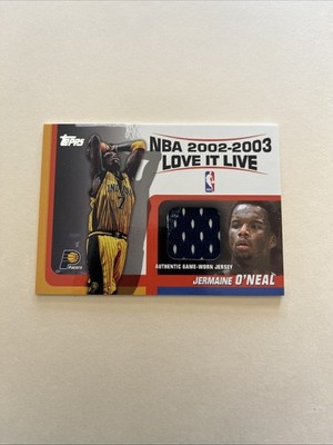 2003-04 Topps - Love It Live Jermaine O'Neal #LLR-JO Relics (MEM)