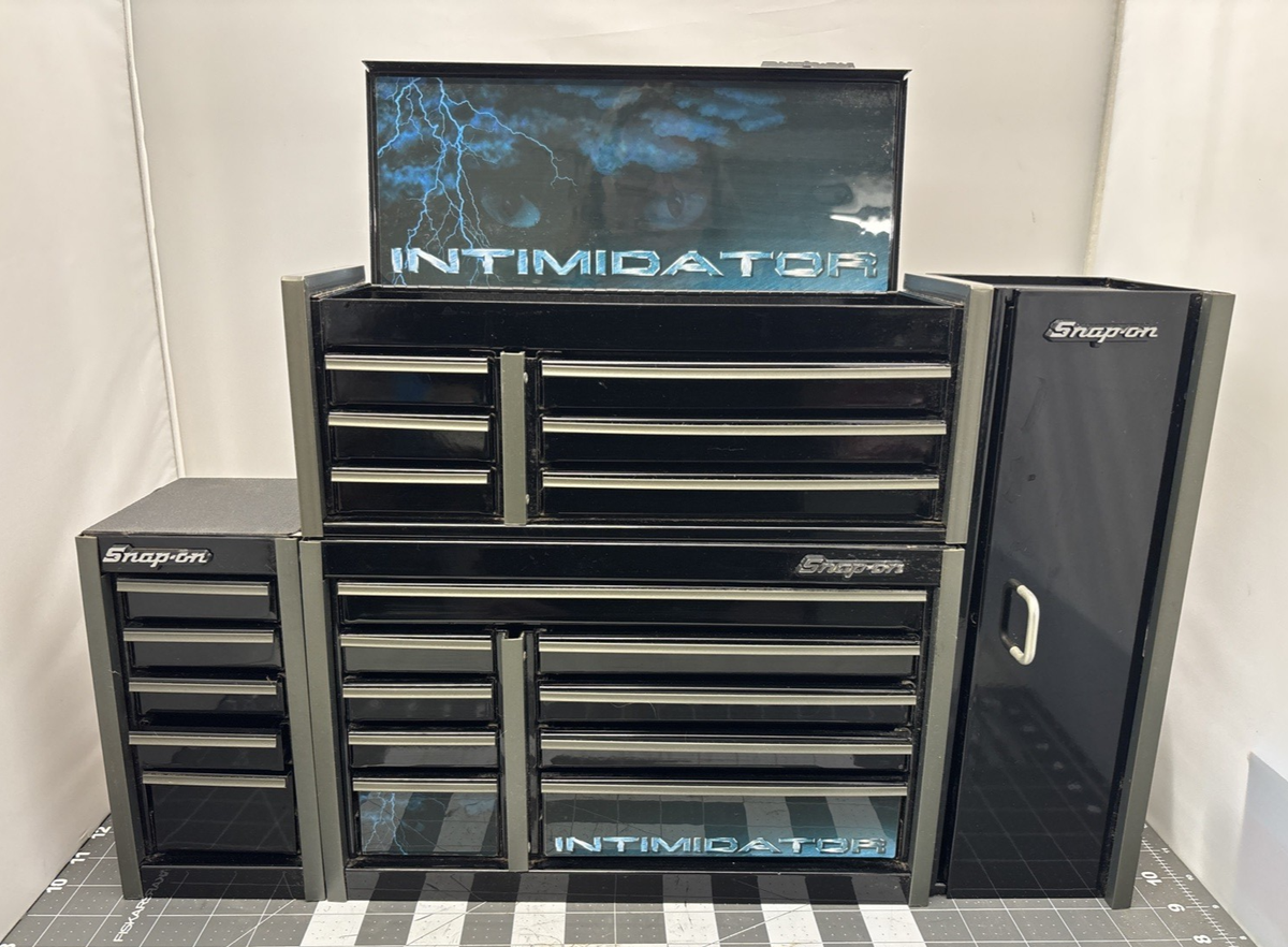 スナップオン　ミニチュアツールボックス　INTIMIDATOR 新品未使用　③ Snap-On Intimidator MINI Toolbox Top Bottom Side Cabinet & Locker