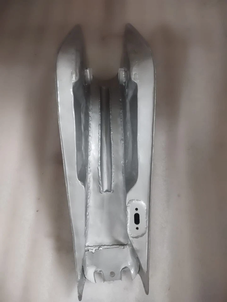 Ajuste para Honda TL 125 S BJ 1978 modelo acero rojo plata pintado tanque de combustible + tapa Foto 3 de 4