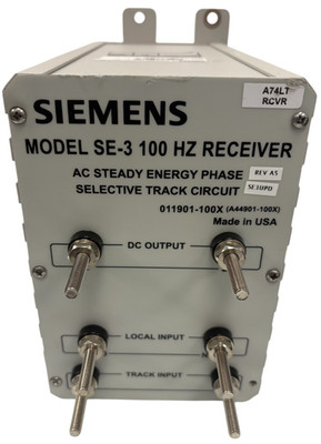 SIEMENS Circuit Receiver SE-3 100HZ  AC Steady Energy Phase Selective Track