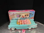 Vintage BARBIE 1957 Chevy Bel Air Convertible Car 1988 Blue & Pink