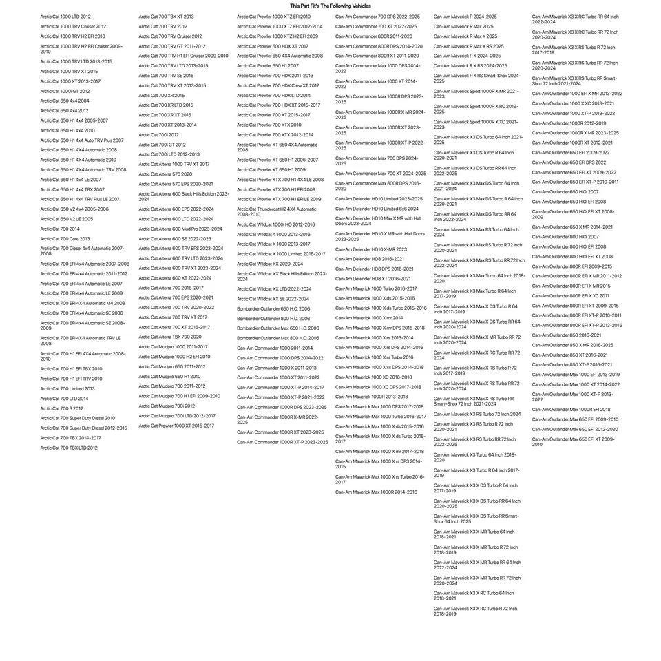 Tusk Aramid Terrabite® 10 Ply Tire 32x10-15 For ARCTIC CAT Prowler 1000 XTZ EFI Foto 2 de 4