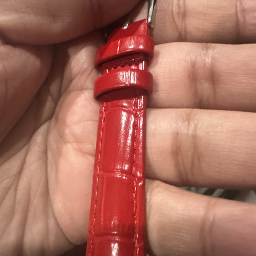 Orologio Unisex GORDON Ace Poker Quadrante Pelle Rossa 26mm Misura 7,5 Raro Funzionante - Foto 6 di 8