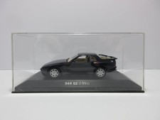 1/43 Porsche 944 S2 1991 Dealer Special Order Mini Car Blue Black Color
