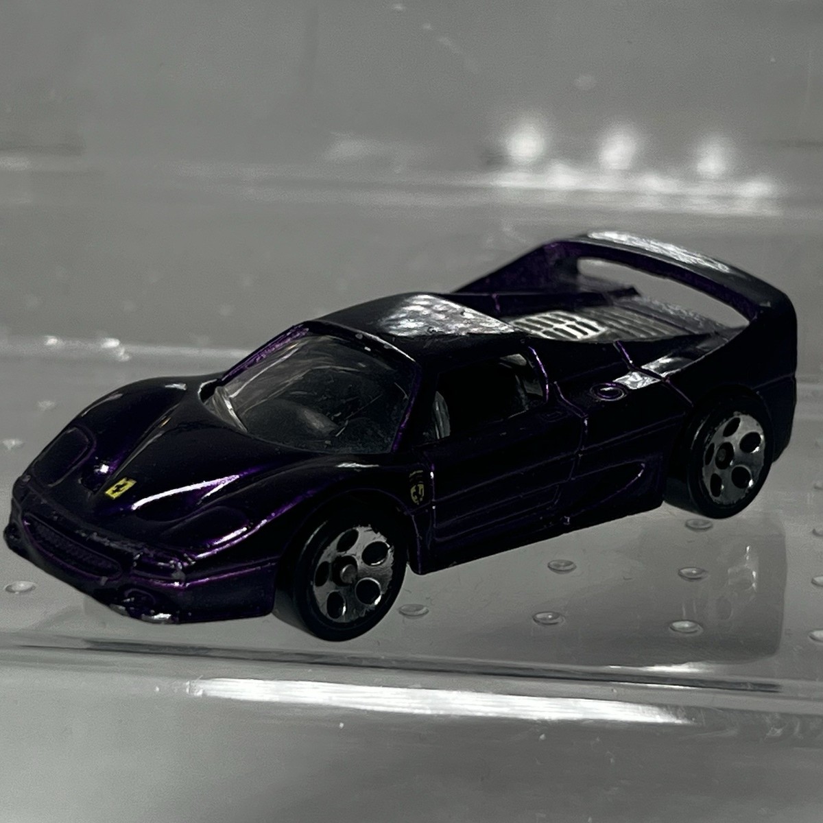 Hot Wheels Ferrari F50 Purple Metallic Glitter 1999 Mainline