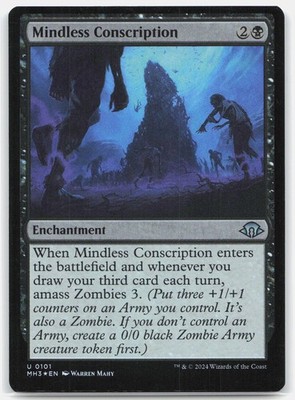 Mindless Conscription Modern Horizons 3 101 NM Foil