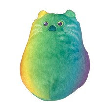Disney Pixar Rainbow Cat Plush Stuffed Animal Colorful Gradient Ombre Toy 7"