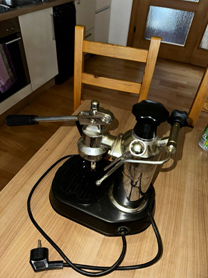 La Pavoni Europiccola Hebel-Espressomaschine Edelstahl 1000W 0,8L 220V