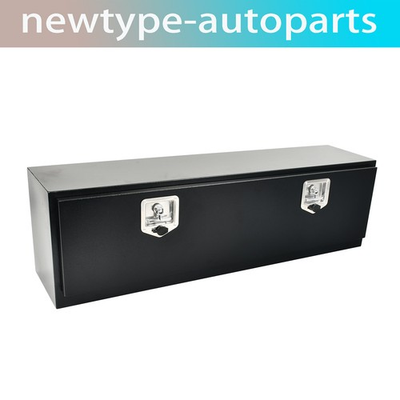 #ad 48quot;X12quot;X14quot; Black Steel Pickup Truck Trunk Bed Tool Box Storage Lock Key $178.99