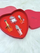 Dior Mini Perfume Gift Set Heart Box – 4pc Women’s Fragrance Minis