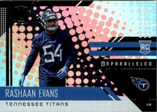 2018 Panini Unparalleled #240 Rashaan Evans RC - FB