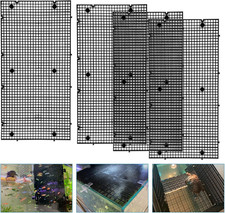 Adjustable Platic Grip Panel Aquarium Fish Tank Divider Filter Bottom DIY Plast