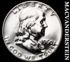 1960 Silver Franklin Half Dollar - Choice Gem Proof  Lustrous  #J8186