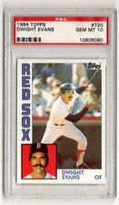 PSA 10 Dwight Evans 1984 Topps #720, Boston Red Sox, Orioles
