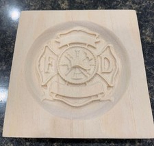 Fire Dept Cross Engraving Trim Wood Corner Trim Block Door Trim Block Window