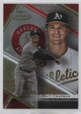 2021 Topps Gold Label Class 2 Red /50 Matt Chapman #22 0m0