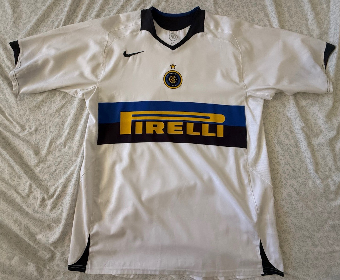 Nike Inter Milan 2005/2006 Away White Jersey Vintage