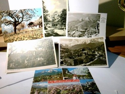 Berchtesgaden / Bayern. 6 x Alte Ansichtskarte / Postkarte s/w u. farbig, ungel.