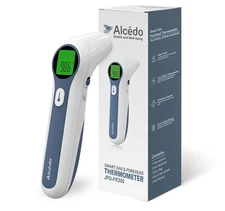 Alcedo Forehead & Ear Thermometer | Touchless Infrared, Instant Read, Medical