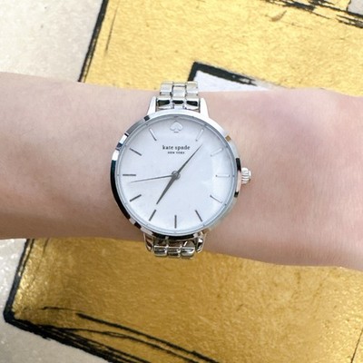 Kate Spade Metro KSW9001 Three-Hand Silver-Tone Women's Watch