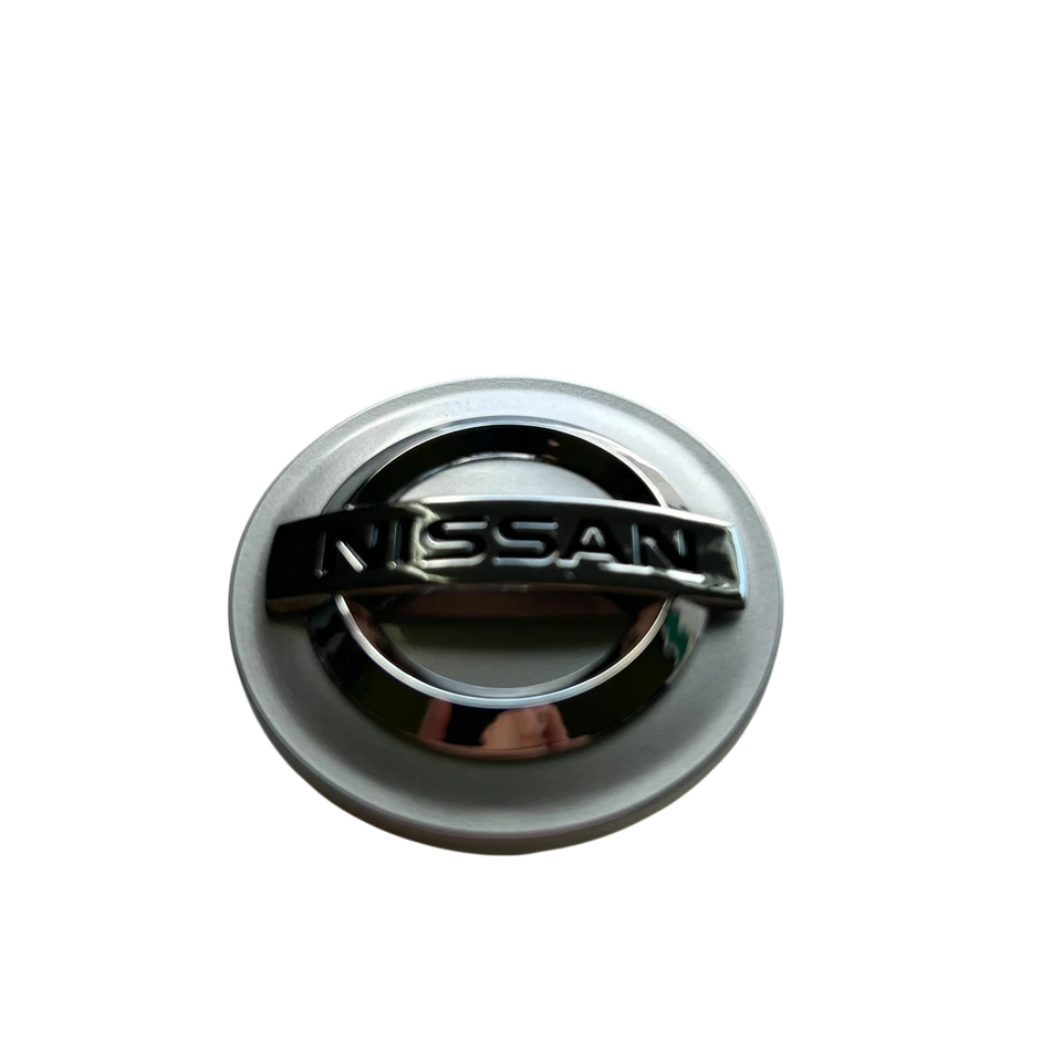 Juego de 4 tapas centrales de rueda cromadas plateadas con logotipo de 54 mm para Nissan Rogue Sport Quest Foto 3 de 4