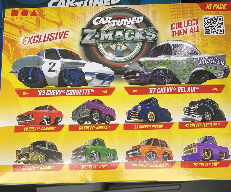 Hot Wheels Car Tuned Z-Macks Mack BJ&rsquo;s Exclusive - Confezione Da 10 - Disponibilit&agrave; Immediata
