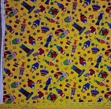 BTY Timeless Treasures Craft Fun Yellow Cotton Fabric By The Yard C7507