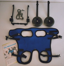 Huimpet Dog Wheelchair for Back Legs Small Dog Adjustable Pet Cart w/ Wheels