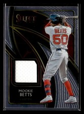 2020 Panini Select Mookie Betts #SS-MB Swatches Jersey Relic Red Sox VC287