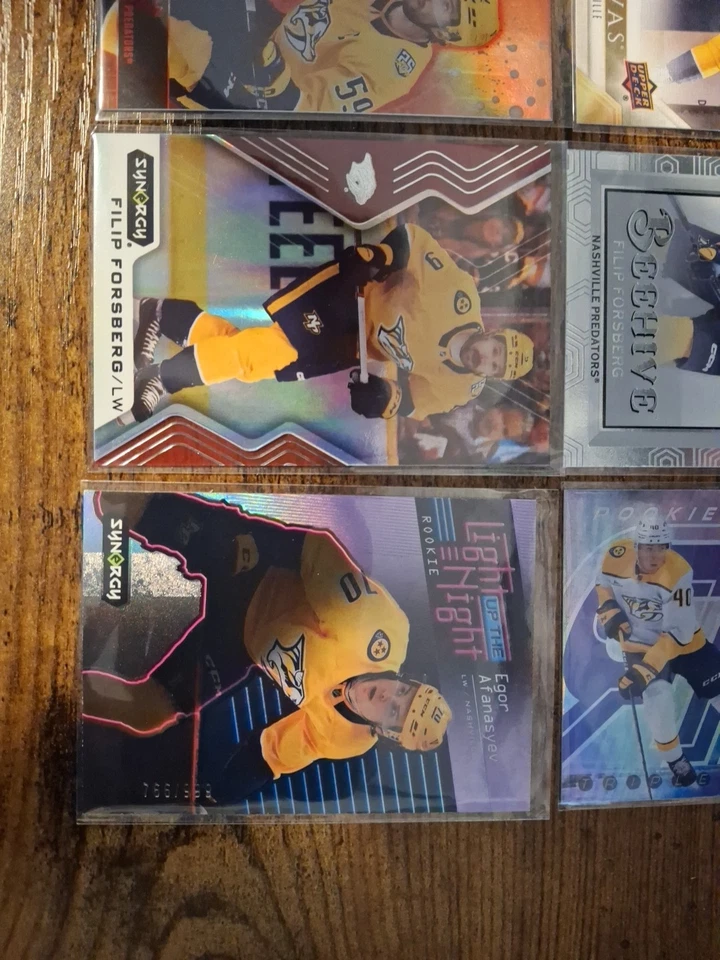 Nashville Predators Lot Of 8 Cards As Pictured **Combine Ship ** - Image 2 of 4