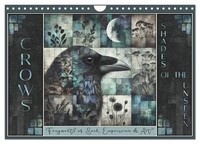 Crows. Shades Of The Unseen. Art. (Wall Calendar 2027 DIN A4 Landscape), Calvend