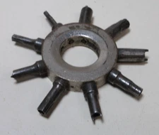 VTG K&D WATCHMAKER 9 PRONG SLEEVE WRENCH JEWELER WATCH BENCH REPAIR TOOL #101