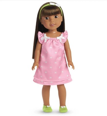 AMERICAN GIRL WELLIE WISHERS RUFFLES & BOWS PJS SET NIB SEALED NO DOLL LTP BOX