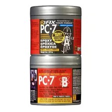 Multipurpose PC-7 Two Part Epoxy Adhesive Paste 1/2 lb, A (grey) B (black) Cans