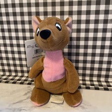 Vintage Disney Store Kanga Plush Beanie Bean Bag Doll Winnie The Pooh W/ Tags