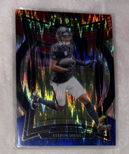 2024 Select Football Stefon Diggs #94 Concourse Red White & Blue Shock Texans