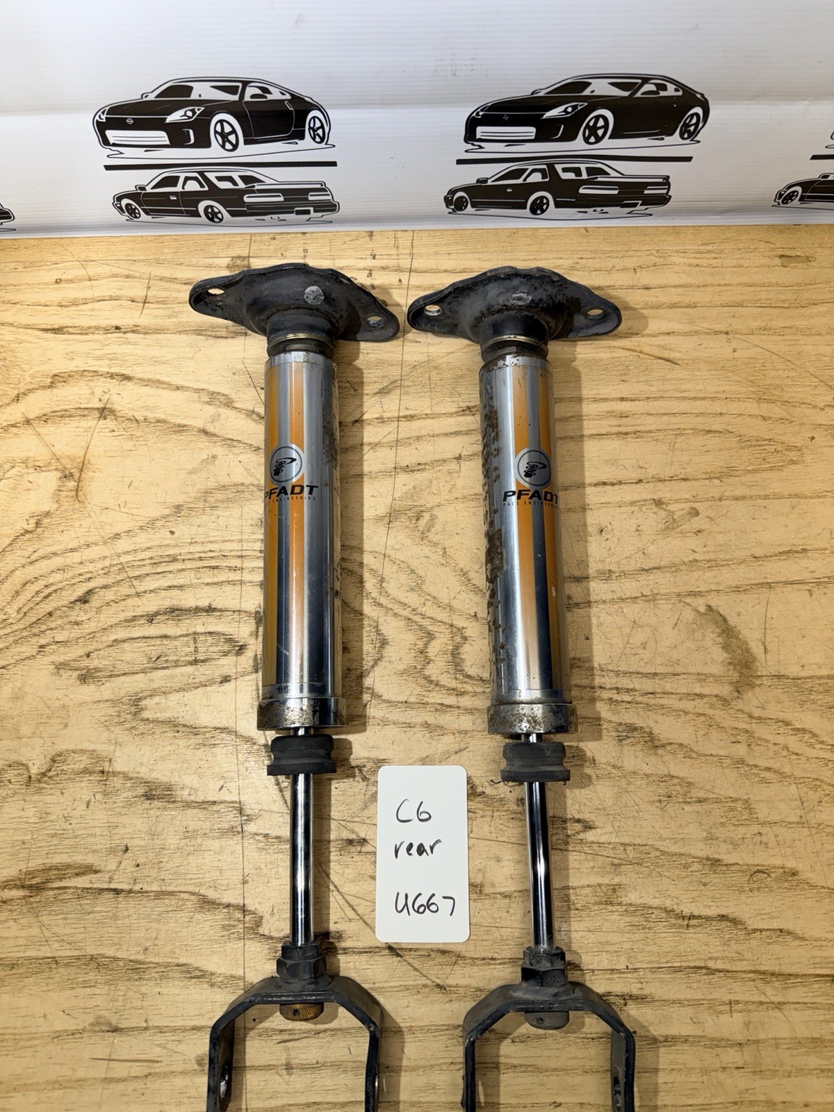 05-13 PFADT Race Engineering Adjustable Shock Strut Chevrolet Corvette C5 Z06