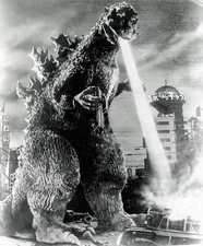 Vintage Godzilla Movie Breathing Fire  8x10 Picture Celebrity Print