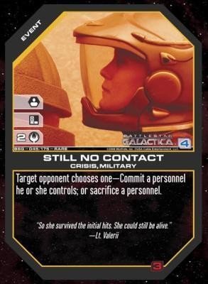 Still No Contact (Foil) Ungraded BSG: Base Set