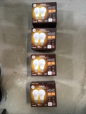4-2/Packs GE Relax LED 40 W Equivalent Soft White A19 DIMMABLE. 8 Bulbs Total