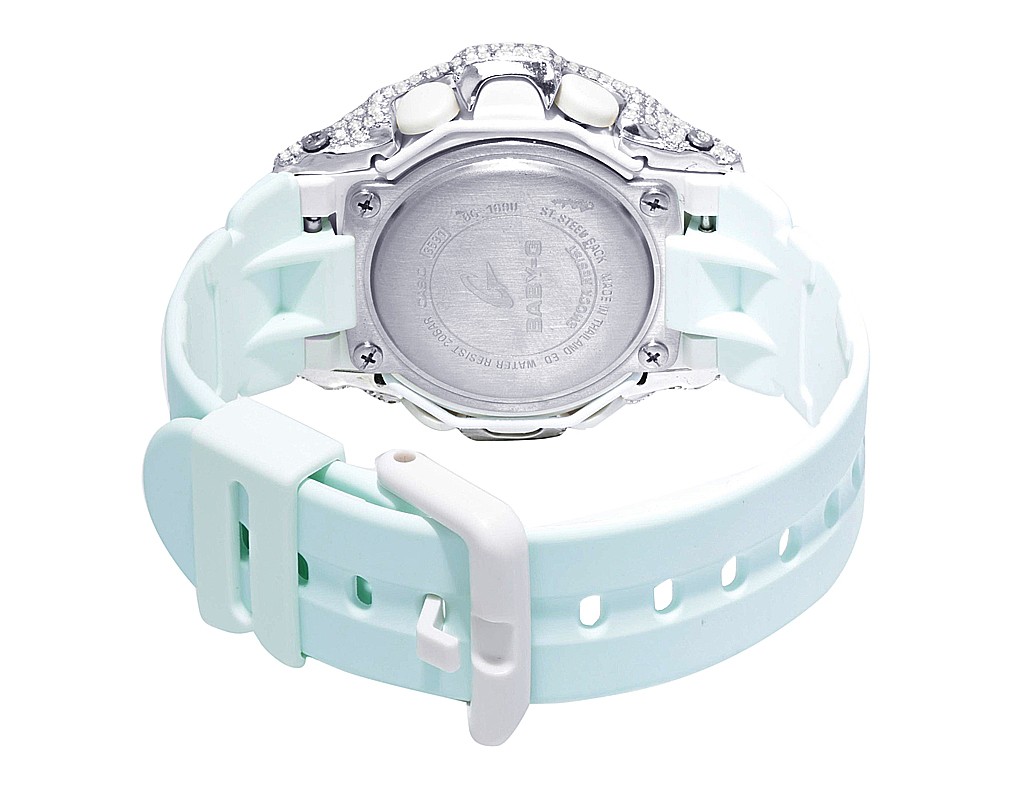 Casio Baby G 3531 43MM 4 9/10 CT Real Diamond Watch | eBay