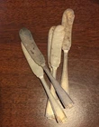 (5) Gorham Etruscan PAT. 1913 Sterling Silver Flat Handle Knives 5 3/4" No MONO