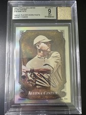 2024 TOPPS ALLEN GINTER MLB SILVER  RED SOX BABE RUTH #198 Beckett 9 Mint Patch!