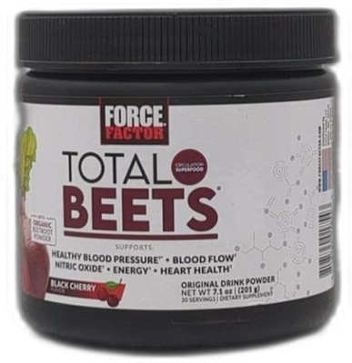 *2028-2-1* Force Factor Total Beets Delicious Superfood Powder with Nitrates to
