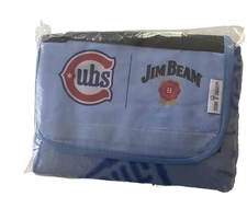 New Plastic SGA 9/1/25 Wrigley Chicago Cubs Sweet Home Blanket Jim Beam Sponsor