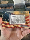 PAMP Suisse 250th Anniversary of the United States of America 1oz Silver Bar